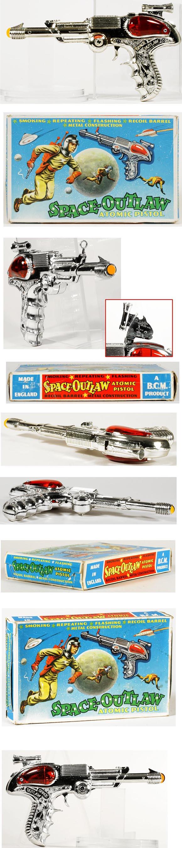 c.1960 B.C.M., Space Outlaw Atomic Pistol in Original Box